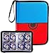 COMECASE Classeur pour cartes à collectionner - Pochettes pour cartes Pokémon, Chatons explosants, Jeu de cartes Uno avec 40 feuilles de 8 pochettes