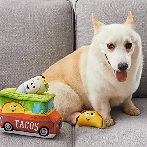Image of Outward Hound Hide A Taco Plush Dog Toy Puzzle