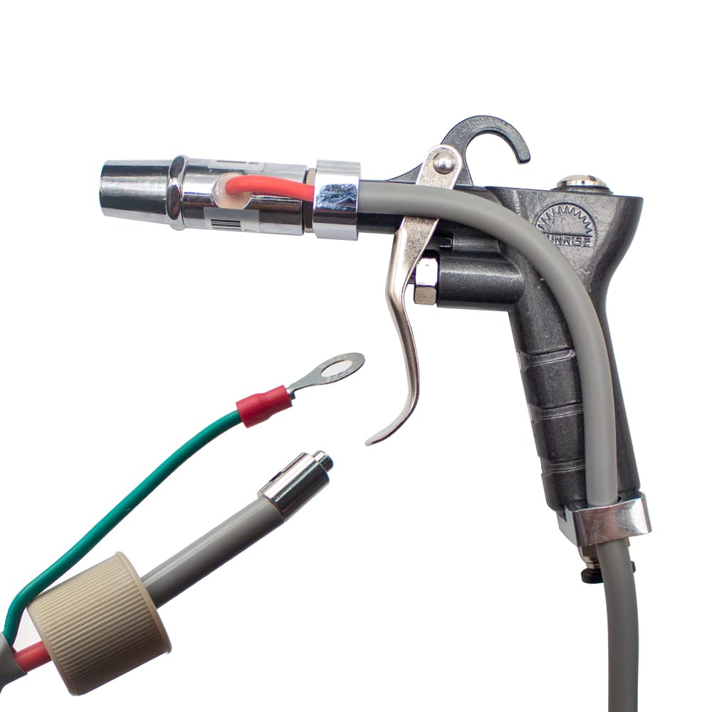 Pistola de Aire Ionizante, Eliminador de Estática, Herramienta Antiestática Rápida Industrial, Pistola de Aire Soplado de Polvo 220V 4.6KV
