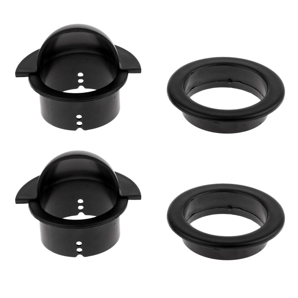 MagiDeal 2Pcs Quality Foosball Table Entry Dishes Table Football Entry Cups Foosball Accessory Black