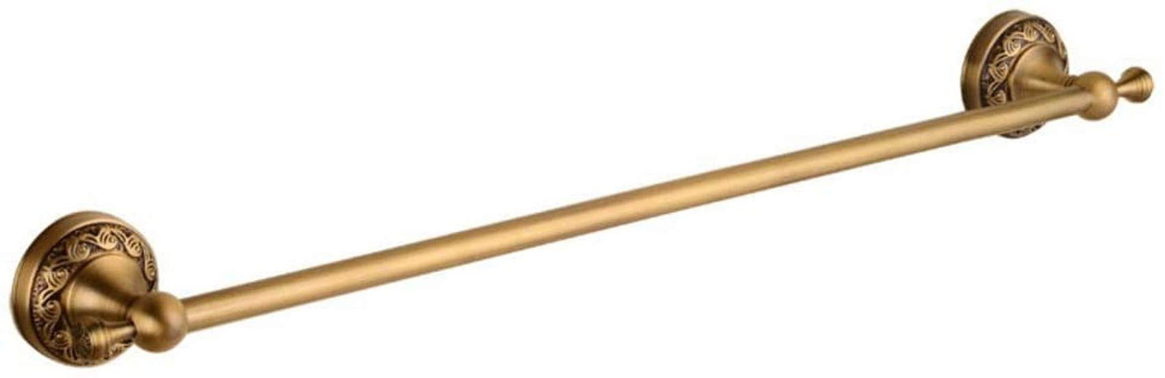 FGXHHS Punch free Towel bar,Bronze Bathroom Single pole hanging,Bathroom Wall mounted towel rack For Bedroom Kitchen Office-B 40cm(16inch)