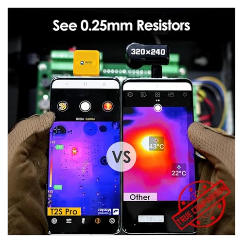 Cámara de imagen térmica infrarroja macro de 8mm T2S Pro para inspección HVAC y PCB miniatura 6