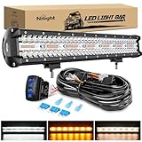 Nilight 20Inch Off-Road LED Light Bar, 420W 3...