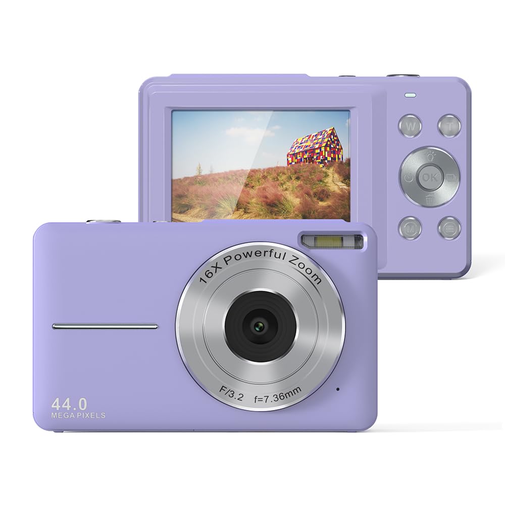 Amazon.com : MERCANOVA Digital Camera for Kids & Teens, Purple