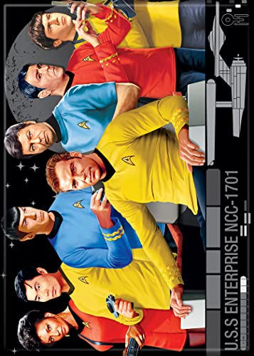 Ata-Boy Star Trek: The Original Series Cast Render 2.5" x 3.5" Magnet for Refrigerators and Lockers -  73604ST