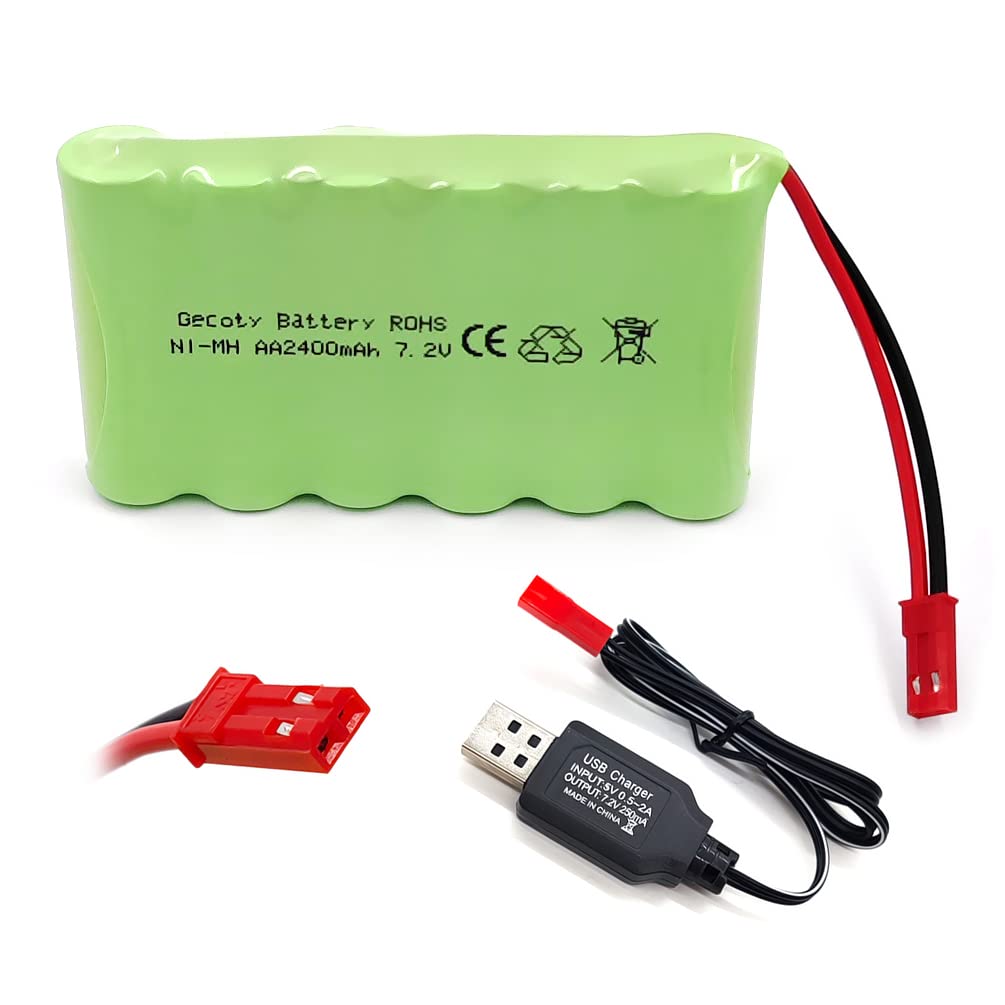 Batterie Rechargeable 6V 1500mAh Pour Voiture Télécommandée - Avec Câble De Charge USB JST