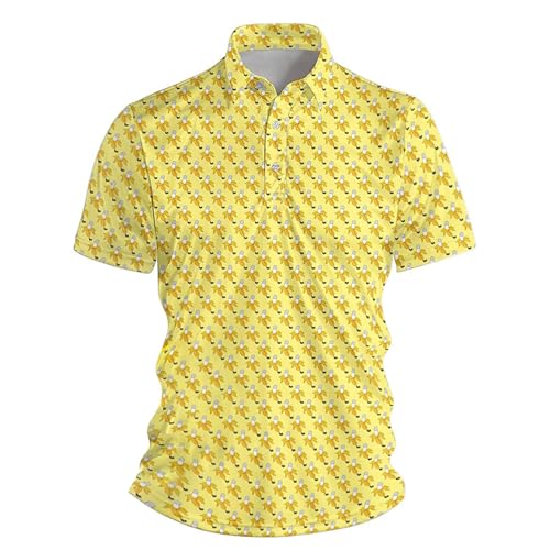 Polo homme manches courtes anti-transpiration fini les hauts inconfortables au golf