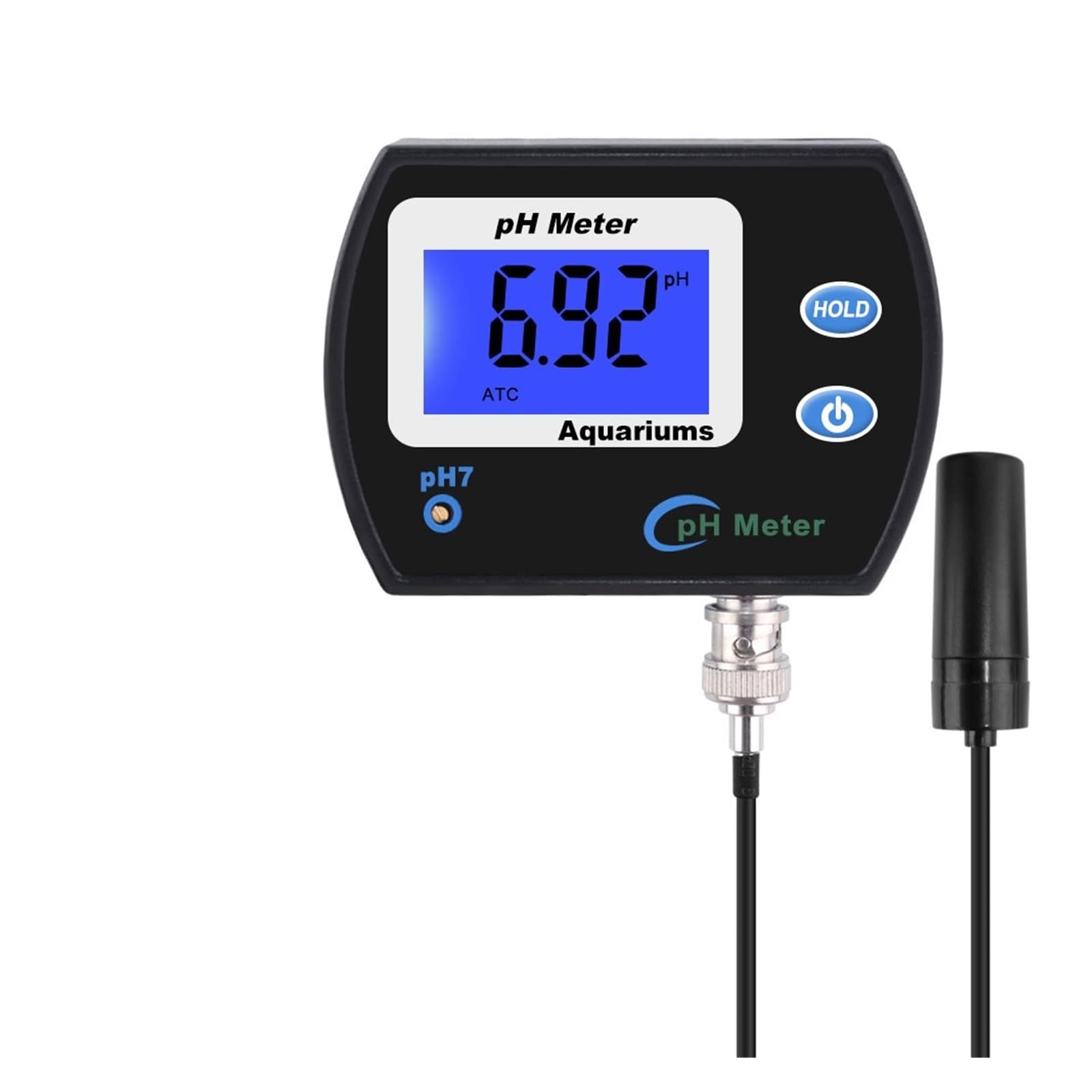 Tester miernika PH, Przenośny miernik PH Tester dokładny długopis cyfrowy PH-990 kieszonkowy akwarium wino mocz LCD Test PH z dużym ekranem,Woda pitna, Hydroponika, SPA, Browarnictwo(EU Version)