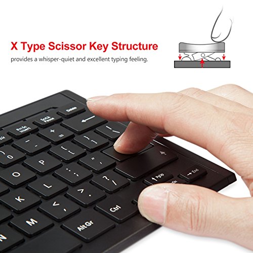 Perixx PERIBOARD-410 Tastiera Ultrasottili USB