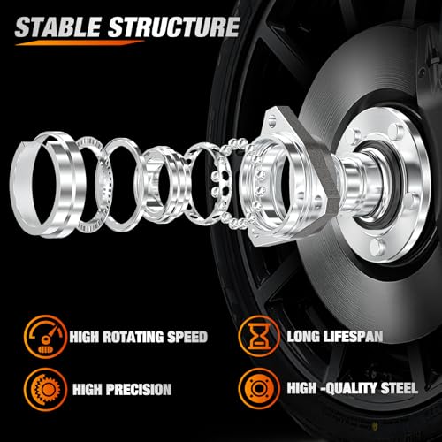 Nilight Front Wheel Hub and Bearing Assembly for Chevrolet Malibu 2004-2006 2007-2011 2012, HHR & Cobalt 2008-2010, Pontiac G6 2005-2010, Saturn Aura 2007-2009 with ABS & 5-Lug, OEM 513214 by Nilight - Image 3