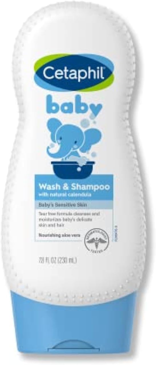 Cetaphil Baby Wash and Shampoo with Organic Calendula, 7.8 Ounce