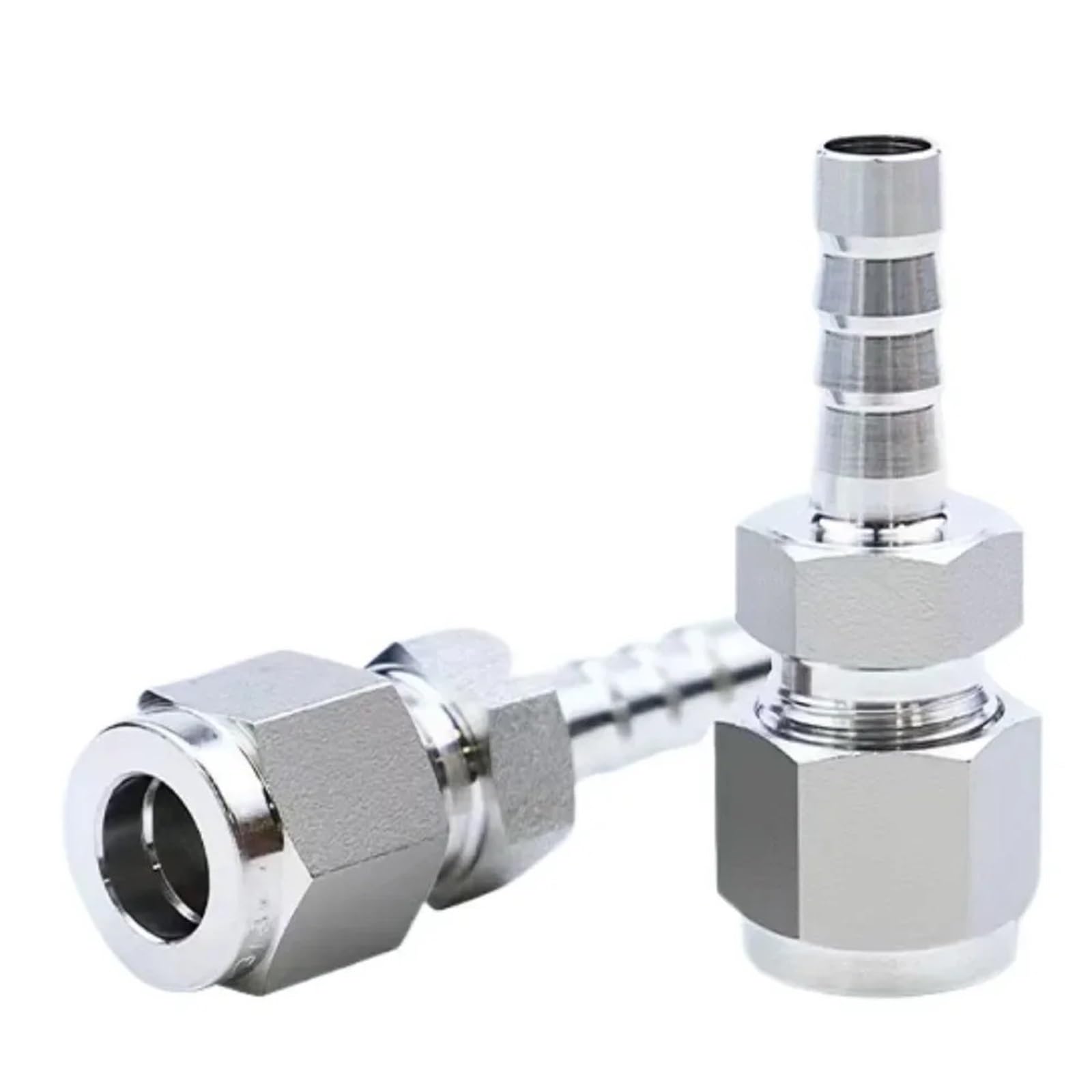 3 4 6 8 10 12 16 mm 1/8" 1/4" 3/8" 1/2" 3/4" Hose Compression Union 304L Stainless Steel Nipple Connector Pipe Fitting(10mm Comp,304_12MM)