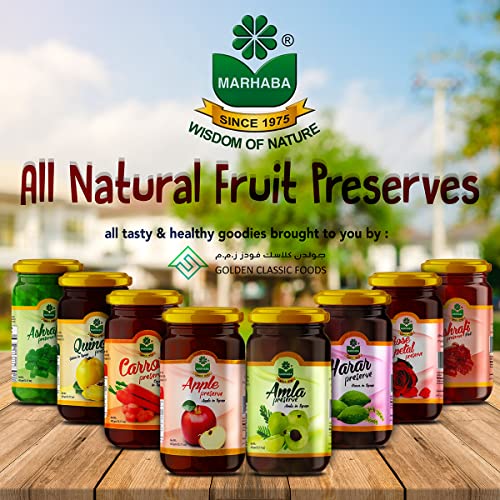 Marhaba Harar Murabba 430g – Traditional Herbal Fruit Preserve | Supports Digestion & Wellness | Packed in Glass Jar