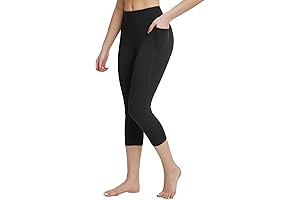 Baleaf Women's Capri Leggings with Pockets