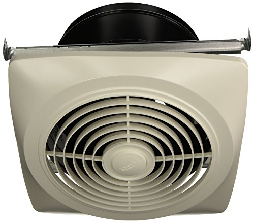 Broan-Nutone 504 Exhaust Fan, White Vertical Discharge Ceiling Ventilation Fan, 6.5 Sones, 350