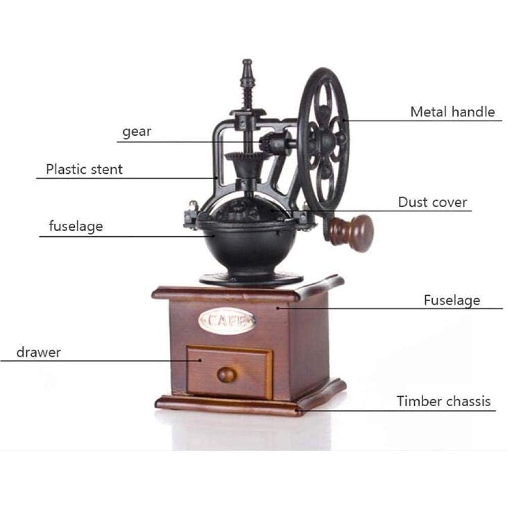 CUNTO caffettiera Caffettiera manuale 5 tazze Espresso Macchina da caffè portatile a goccia bianca Marrone Nero