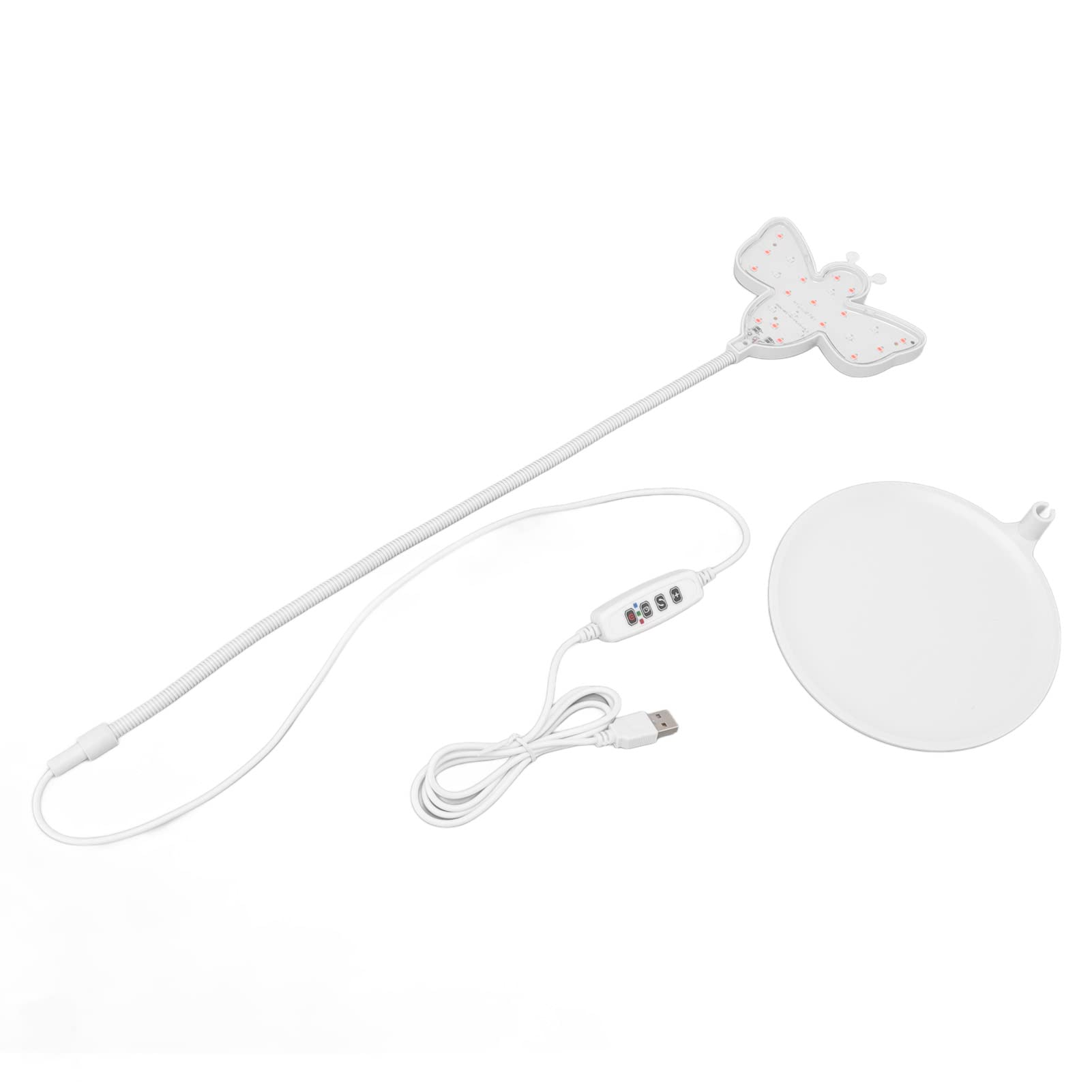ED oświetlenie do uprawy oświetlenie LED do uprawy pełne spektrum kształt pszczoły zasilane przez USB oświetlenie do uprawy roślin do fotosyntezy w pomieszczeniach 5V 5W