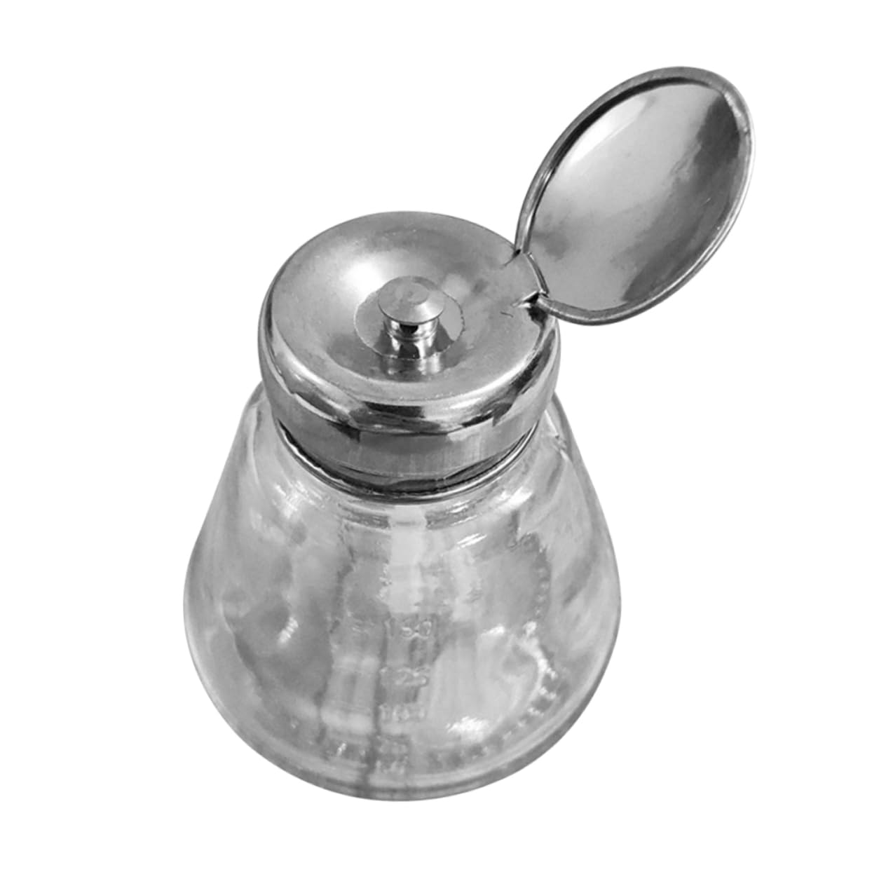 BIUDECO Nail Polish Makeup Remover Pump Bottle Ml Press down Glass Push Bottle Pump