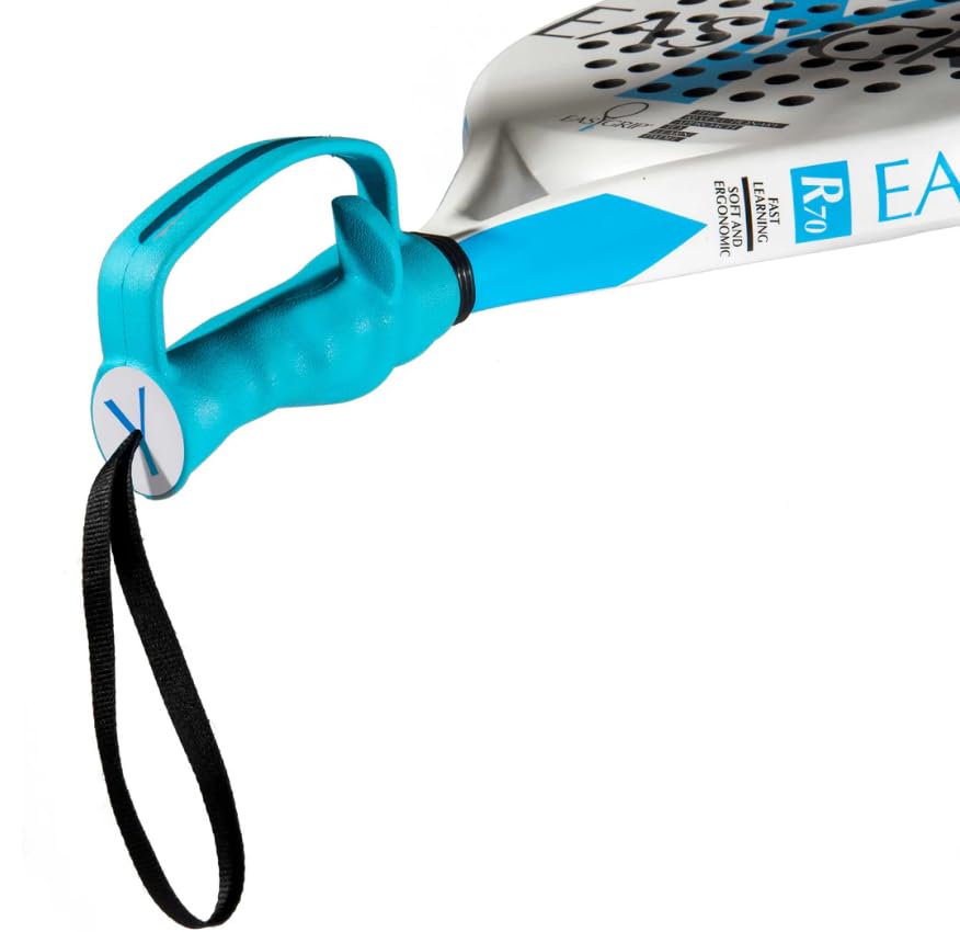 EasyGrip R70 rakieta do padla z włókna szklanego, ergonomiczny uchwyt z miękkiej pianki EVA z uchwytem kontynentalnym, prawa ręka, waga 360 g, szeroki Sweetspot, nowoczesny design, komfort i