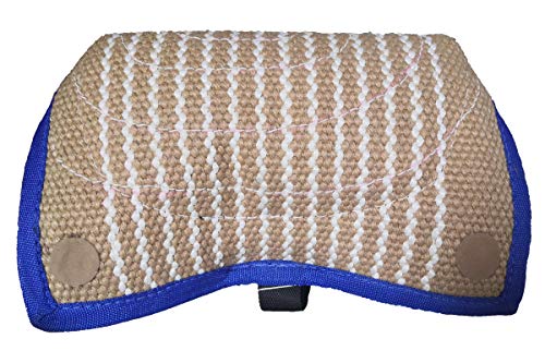 Tealover Dog Bite Pillow Wedge 2 Handles Interactive for Puppies Young Dogs Training Playing Fetching Games