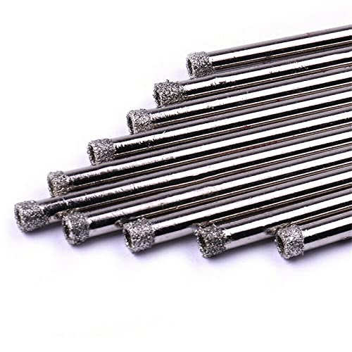 12 Piezas Brocas de Diamante 6 mm para Cerámica miniatura 4