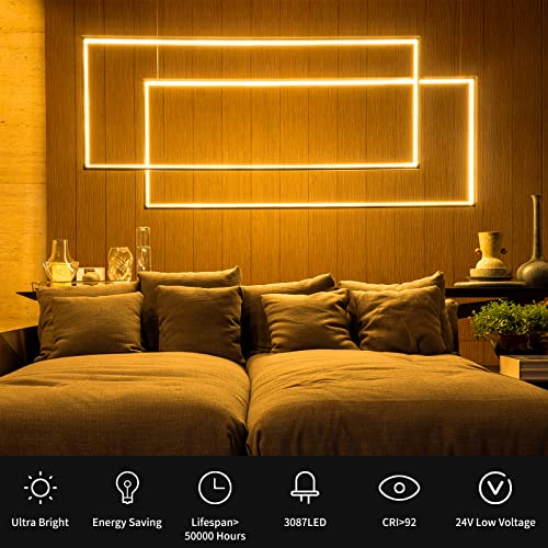 Tira LED COB PAUTIX 20ft 504 LEDs 24V Luz Cálida miniatura 6
