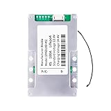 Bisida 4S BMS 12,8V 100A LiFePO4 PCB-Schutzplatine mit Balancerleitung und NTC, gemeinsamem Anschluss, zehn Schutzfunktionen, Lithium-Eisenphosphat-Batteriemanagementsystem, LiFePO4 BMS