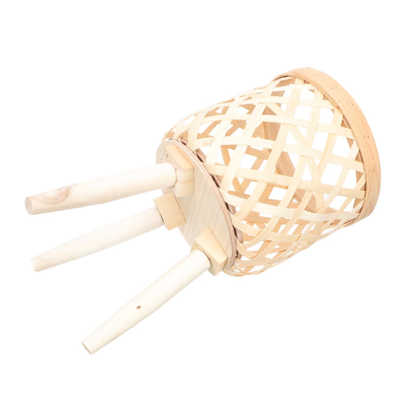 Pot de fleurs rotin style nordique et support pour plantes de décoration intérieure