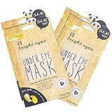 Oh K Bright Eyes Gold Dust 0.05 Oz Under Eye Mask Gel Pair Patches Pack of 4