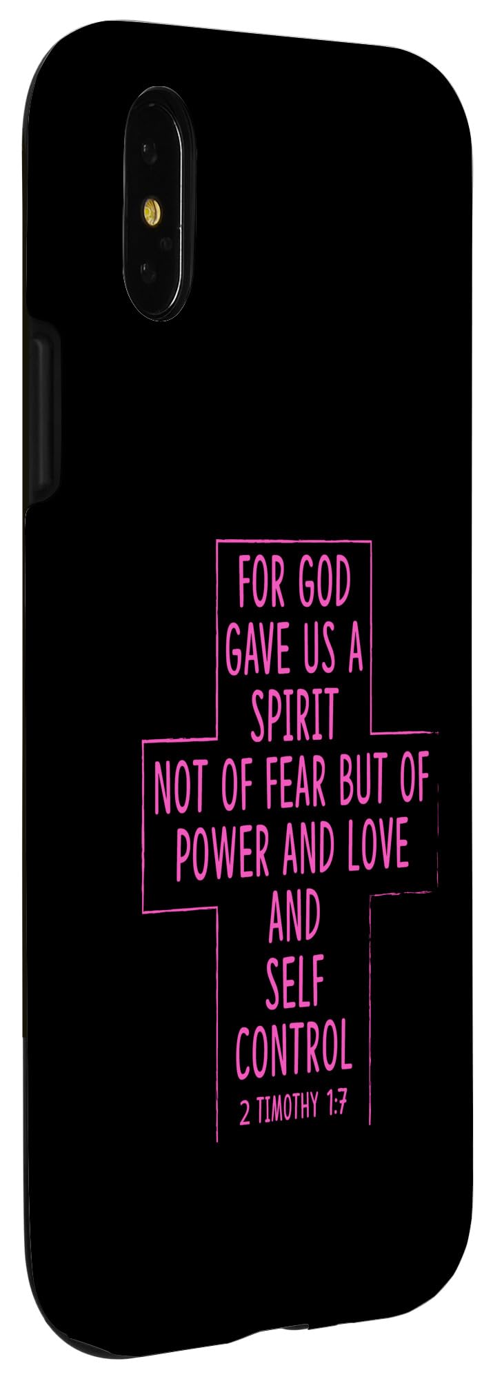 iPhone X/XS For God Gave Us A Spirit Not Of Fear But Of Love Self Case - Image 3
