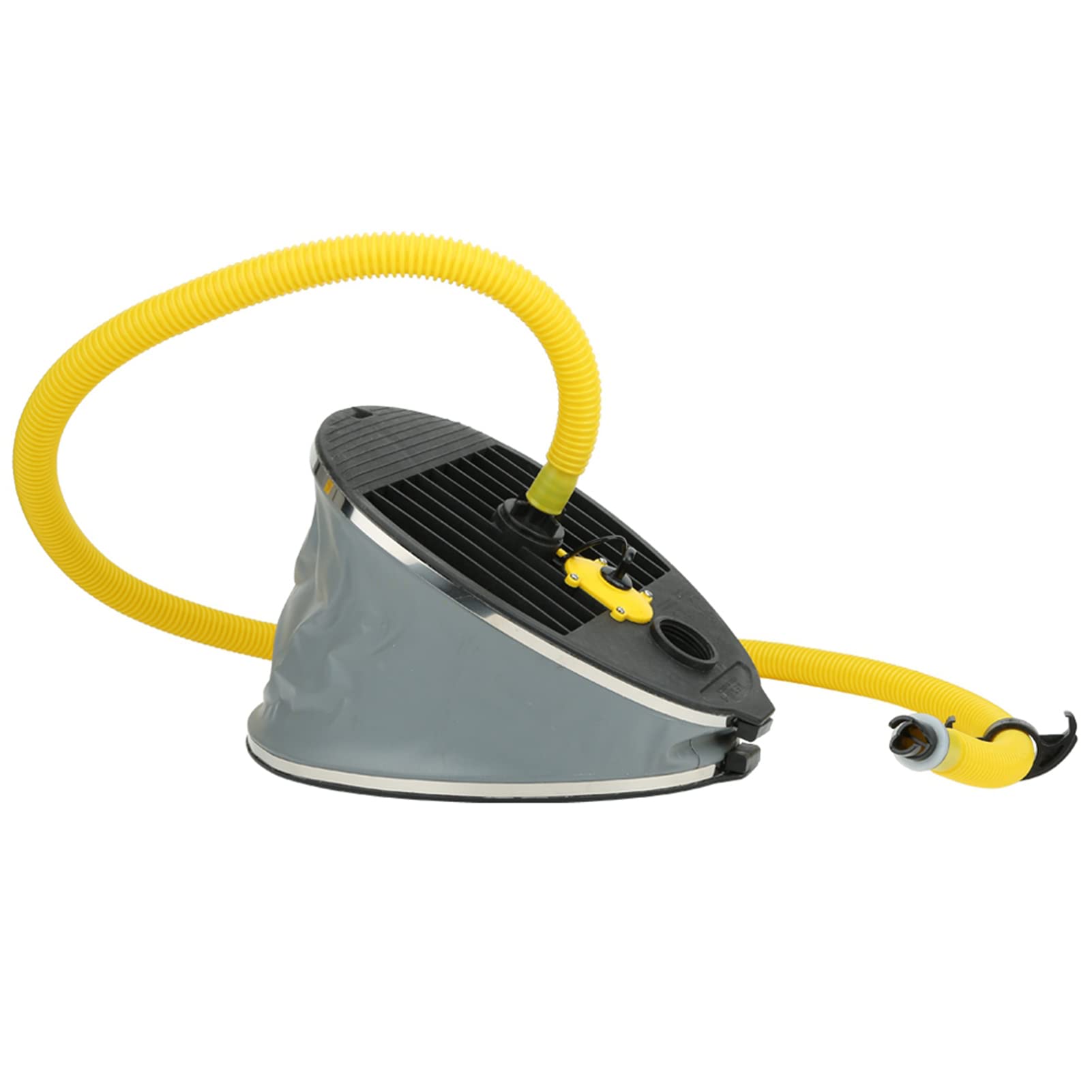Pompa a pedale per barche da 10 L ad alta pressione, pompa ad aria portatile gonfiabile per canoe, kayak e zattere, pompa a pedale in plastica resistente con valvola ad alto flusso