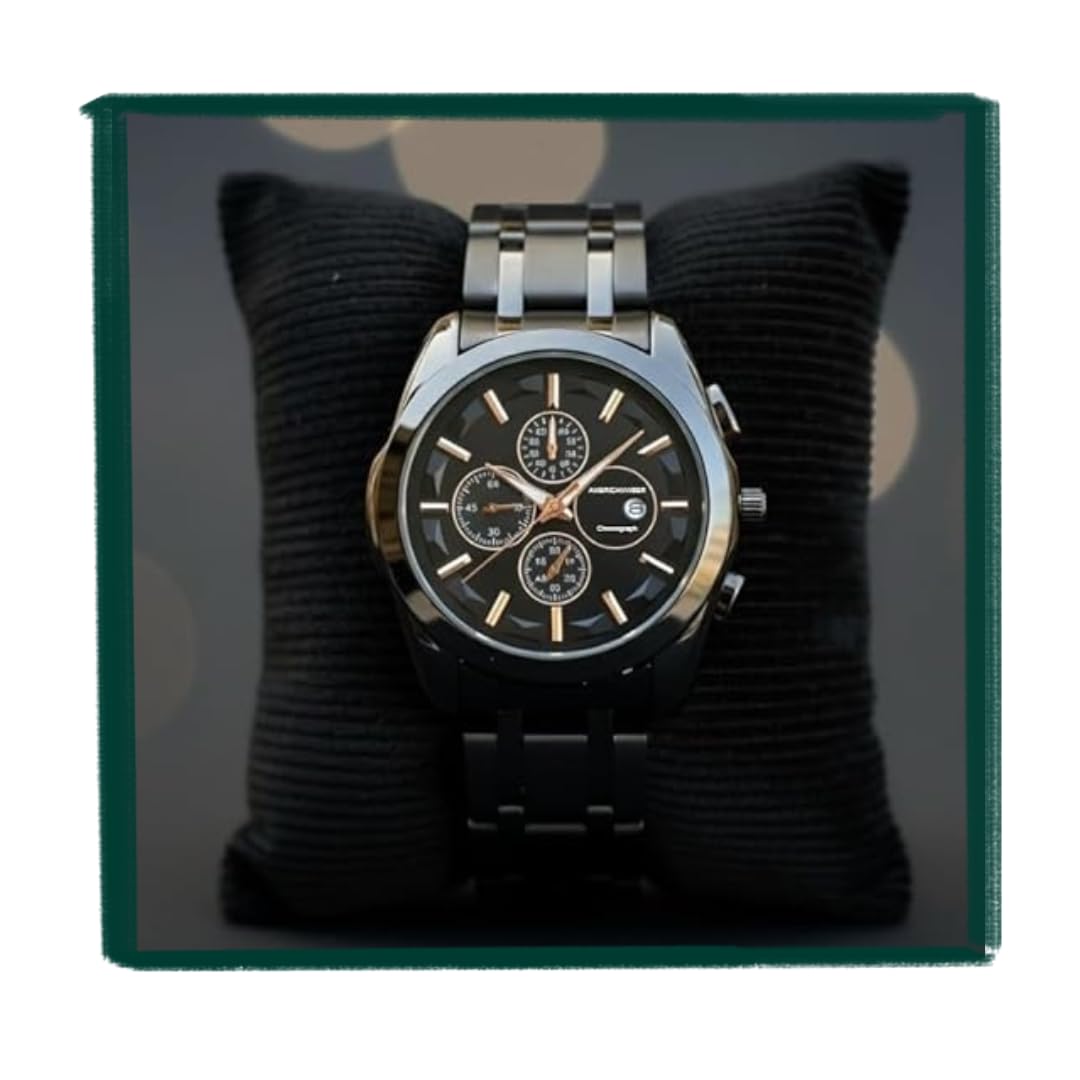 Tessort (TST) Black Adjustable Free Size Lock Date Function Working Analog Watch - for Men-image-33