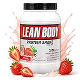 Labrada Nutrition Lean Body Hi-Protein Shake, Strawberry, 2.47-Pound Tub Strawberry PACKAGING MAY VARY