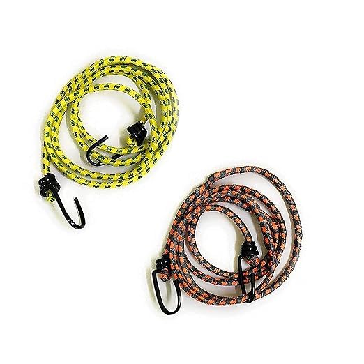 Heavy Duty Bungee Cord with Hooks Elastic Rope for Bike Luggage Tying Luggage Strap Elastic Rope