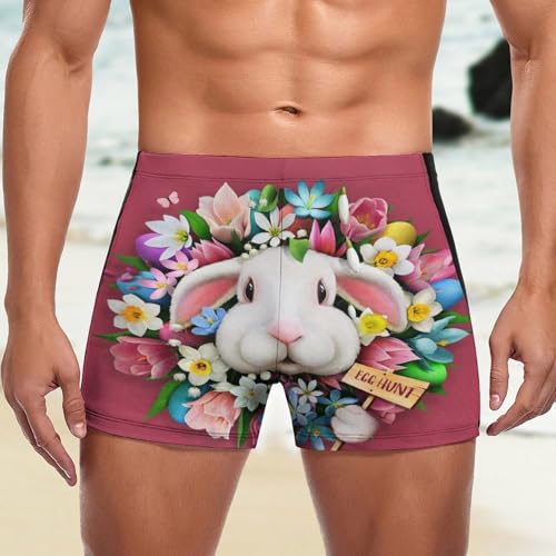 Short de bain homme avec imprimé champêtre idéal pour la plage - 5