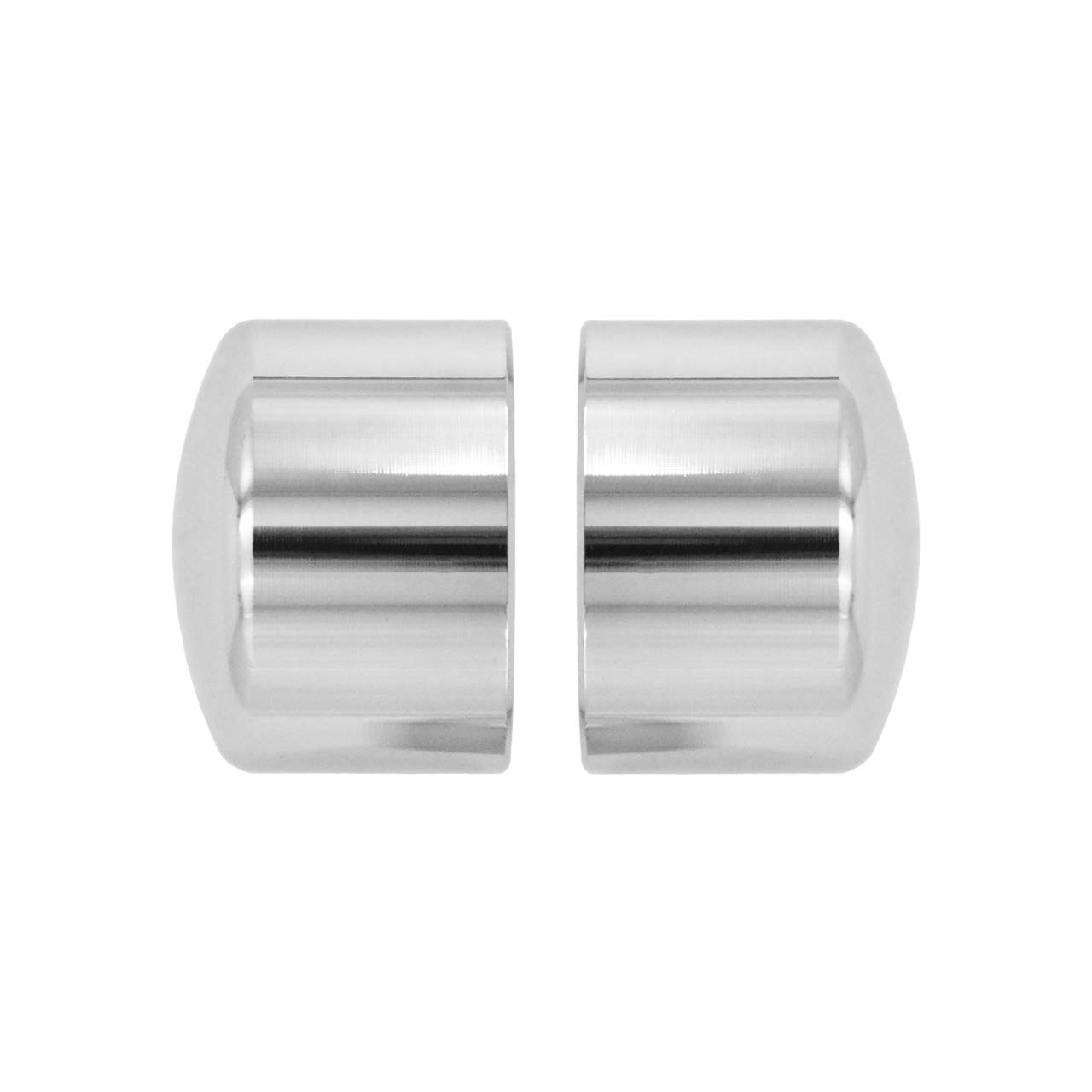 Tappi Copri Asse Anteriore Set Fit per Harley Sportster Xl 1200 Dyna Softail Fat Boy Touring Street Road Electra Tri Glide 2 Pezzi Chrome