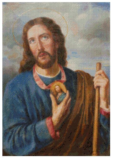On The Way, God Counted 14 ct Cotton Cross Stitch Kits for Advanced Cross Stitch,150x215stitch, 27x38cm Advanced Cross Stitch kit