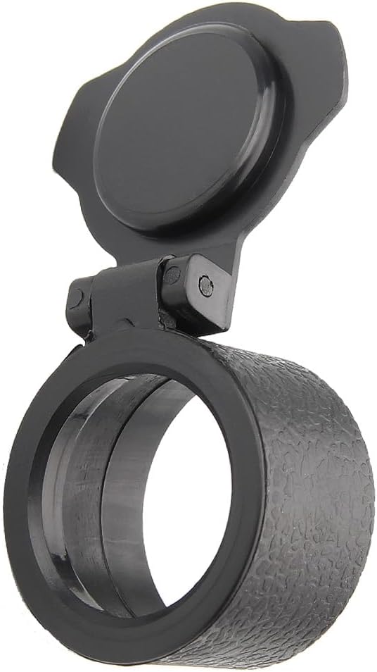 Leather Objective Lens Cap,Optical Lens Protective Lids, Spring Protection Cover for Binoculars Telescope Accessories