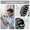 Smart Watch for Men Women, 1.85'' AMOLED HD Fitness Watch with 120+ Sports Modes, Bluetooth Call/Heart Rate/Sleep Monitor/Pedometer, Smartwatch for Android iOS, IP68 Waterproof, Black #1