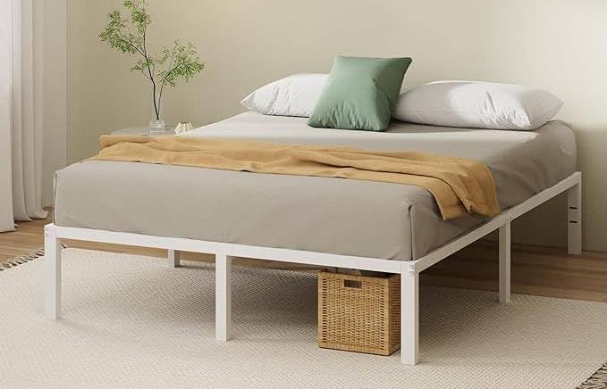 ホワイト金属フレーム すのこベッド マットレス付き 【公式通販】
