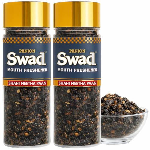 Image of Panjon Swad Shahi Meetha Paan Mukhwas MouthFreshener, Pack of 2
