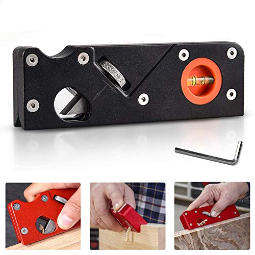 Preisvergleich Produktbild Holzbearbeitungskanten-Eckhobel, Holzbearbeitungs-Handhobel zum schnellen Kantenschneiden und Anfasen, Blockhobel DIY-Handwerkzeug Woodcraft Ecken Ecken Zimmermann Geschenk