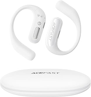 Acefast AceFit Air Open Ear Headphones, Wireless Earbuds with Rich Bass, Bluetooth 5.4 Sports Headphones with Charging Case, 32H Playtime Earbuds IP54 Waterproof for Running, Cycling, Walking, Workout