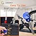 Universal Magnetic Weight Stack Pin with Pull Rope - Gym Pin for Weight Stack Machines | Commercial & Home Gym Accessories | Replacement Weight Pins for Strength Training Equipment (1, Blue)