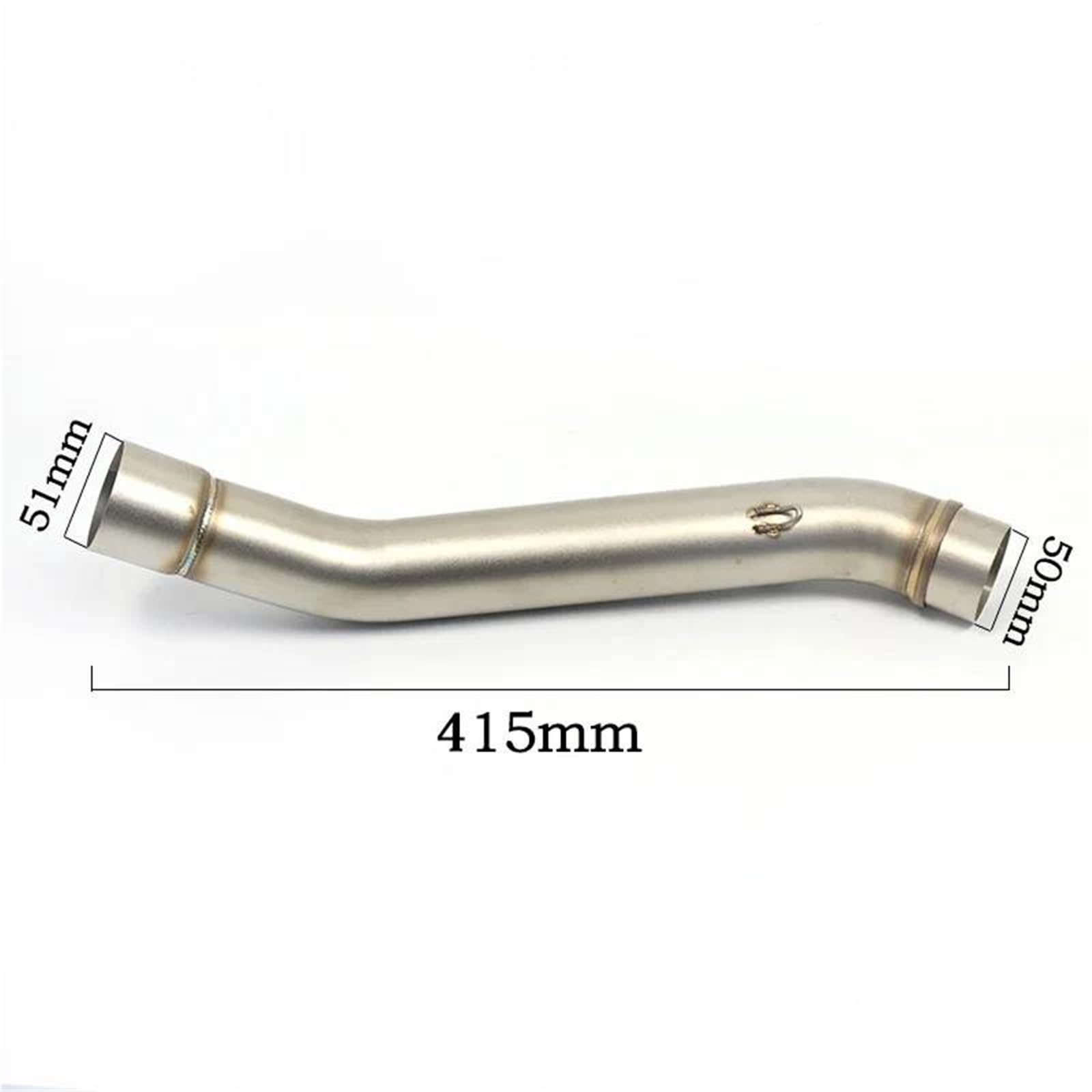 Tubo di collegamento centrale 51mm per Kawasaki Z750 2004-2008 Scarico