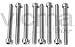 Produktbild Pro-Bolt PB630-10 Aluminium Zylinderkopfschraube, Silber, 10 Stück