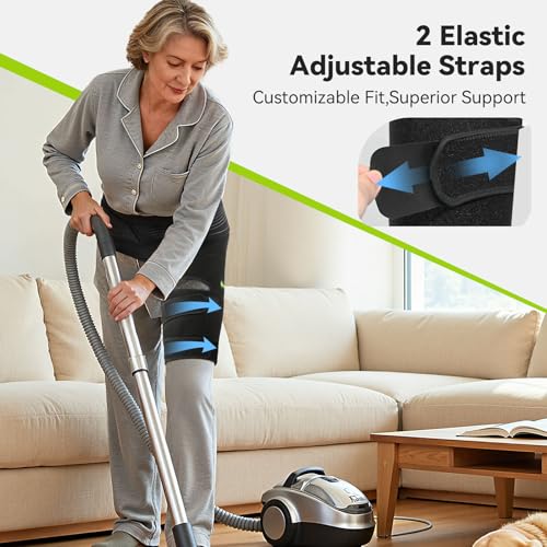 hip brace for women amp men sciatica pain relief devices adjustable compression wrap support for arthritis pulled thigh hip fler strain groin injury hamstring pull black left