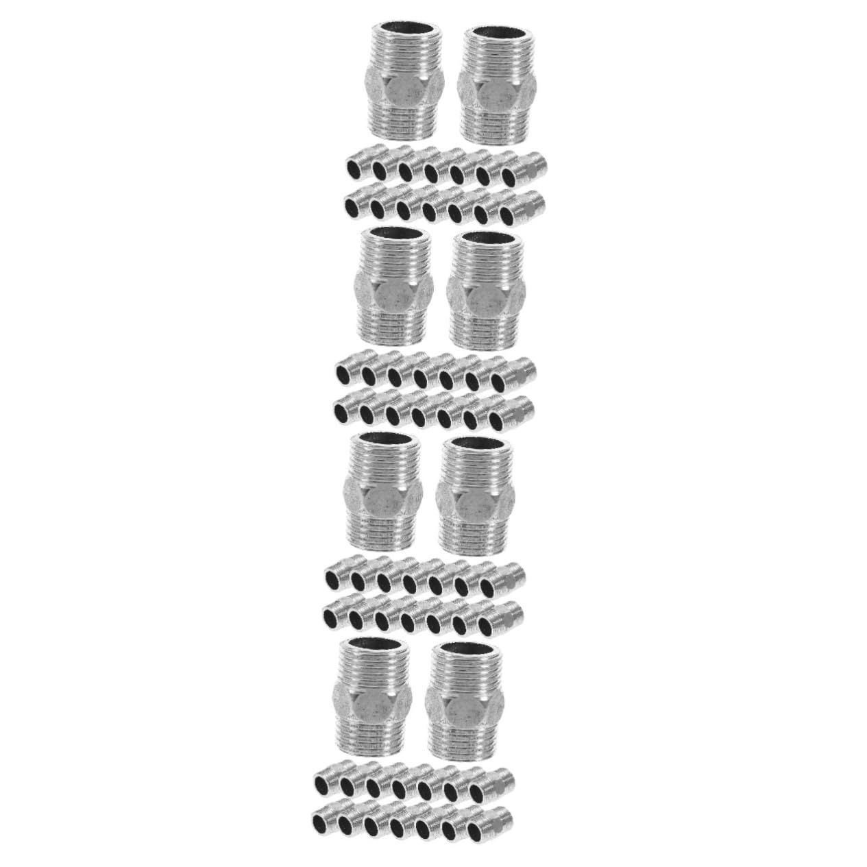 Veemoon 4 Set Connettore Flessibile Acciaio Inox Raccordi Per Tubi Resistente E Impianti Idraulici 10 Pezzi*4