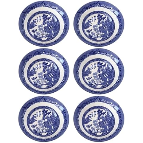 Darthome Set of 6 Blue Willow Bowls Cover