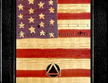 Hardcover Official Journal of Notarial Acts *122 Pages* New Book